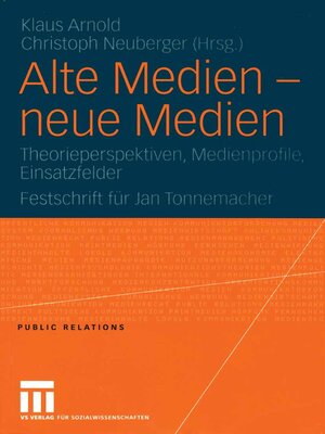 cover image of Alte Medien — neue Medien